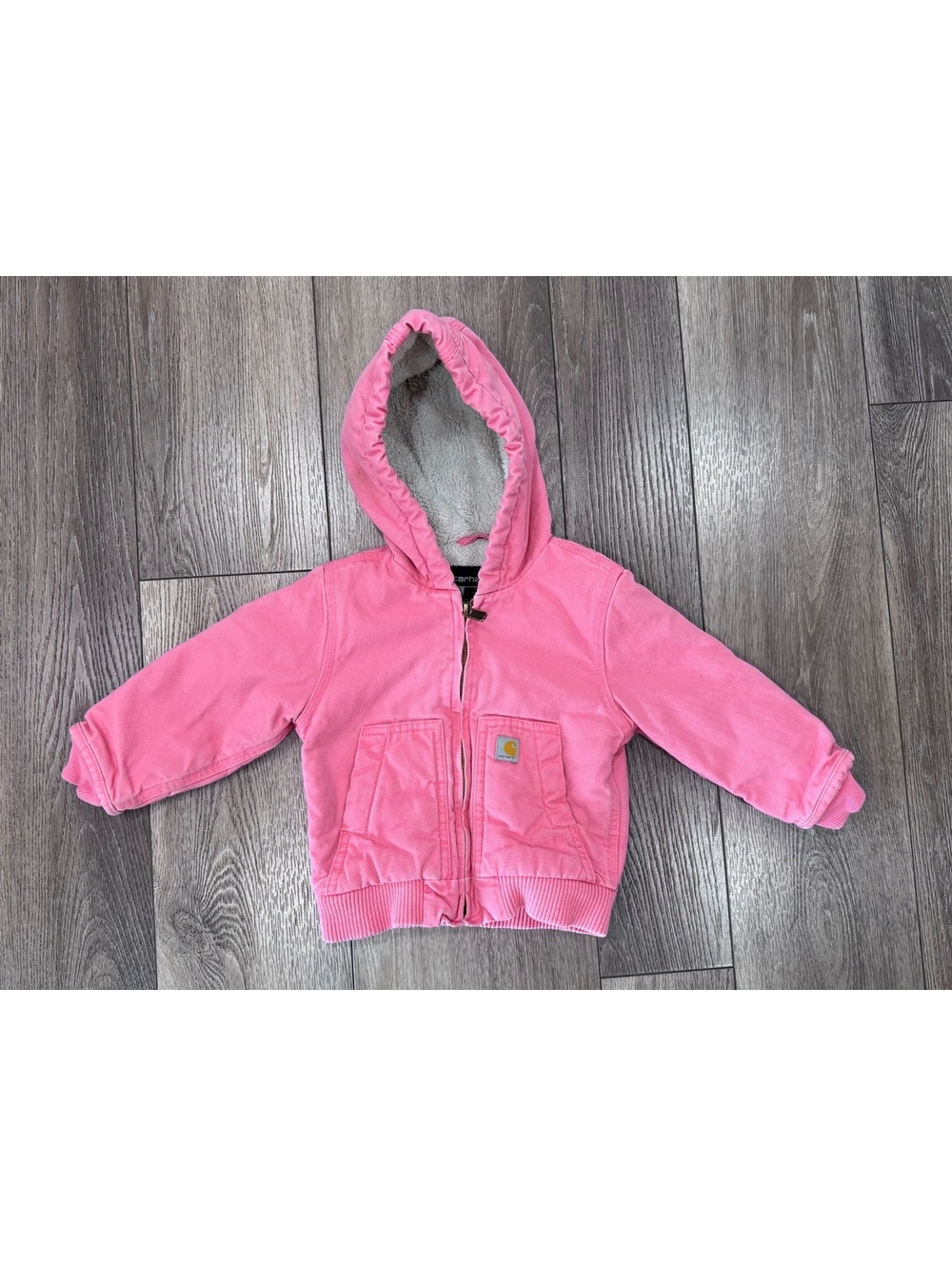 Carhartt Toddler Pink Hooded Jacket 18M